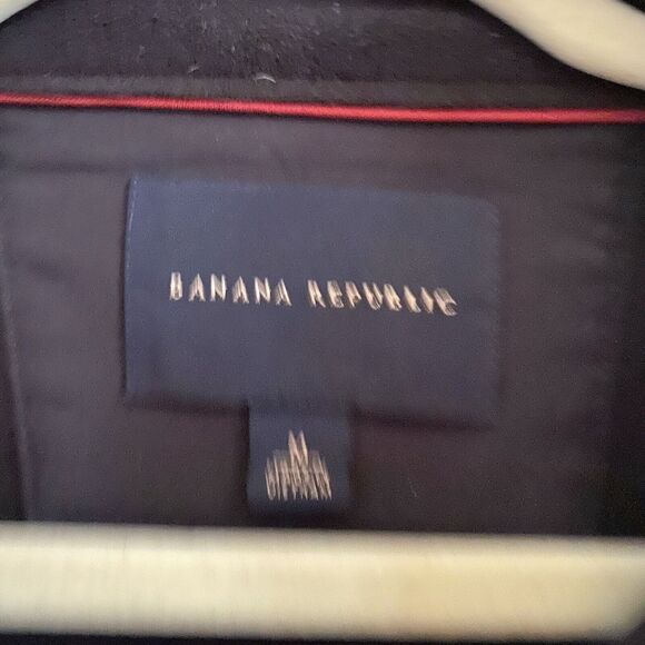 Banana Republic Men's‎ Long Sleeve Black Full Zip Fleece Lined Jacket Size M - Picture 3 of 10